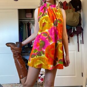 60s/70s vintage swing dress